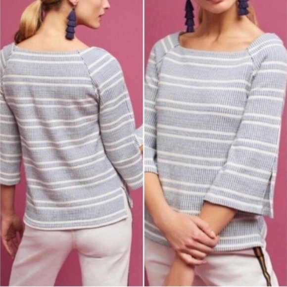 Anthropologie POSTMARK trendsetter top in yellow . size S - Picture 5 of 5